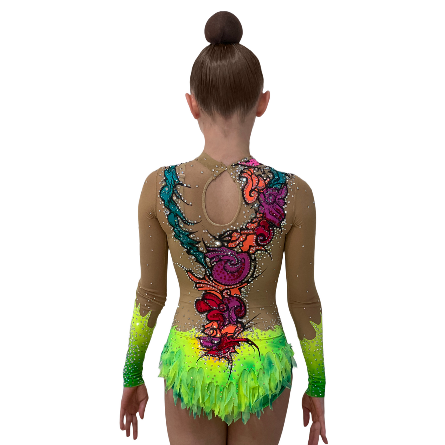 Tropical Swirl Rhythmic Gymnastics Leotard